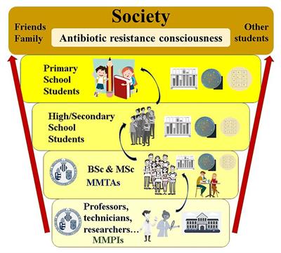 Implementation of Antibiotic Discovery by Student Crowdsourcing in the Valencian Community Through a Service Learning Strategy